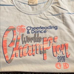 Cheerleading Worlds T shirt 2016